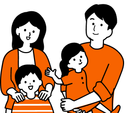 4人家族のイメージ